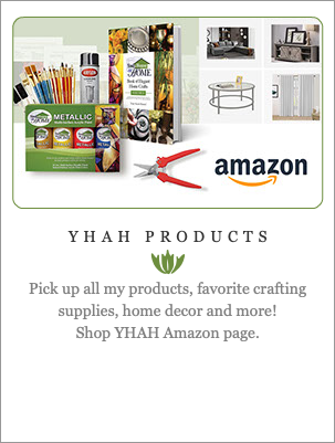 ﷯ YHAH PRODUCTS f Pick up all my products, favorite crafting supplies, home decor and more! Shop YHAH Amazon page. 